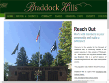 Tablet Screenshot of braddockhillspa.com